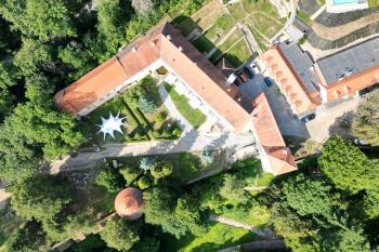 Račice Castle - Undercastle - bird - perspective